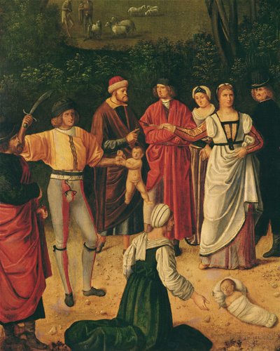 Das Urteil Salomos, 1505 von Giorgione da Castelfranco